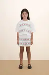Tinycottons Dětské bavlněné šortky Tinycottons ROSES SHORTS