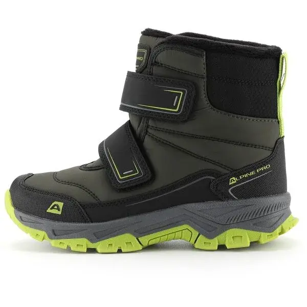 ALPINE PRO LIVRO Dětská zimní obuv, černá, velikost