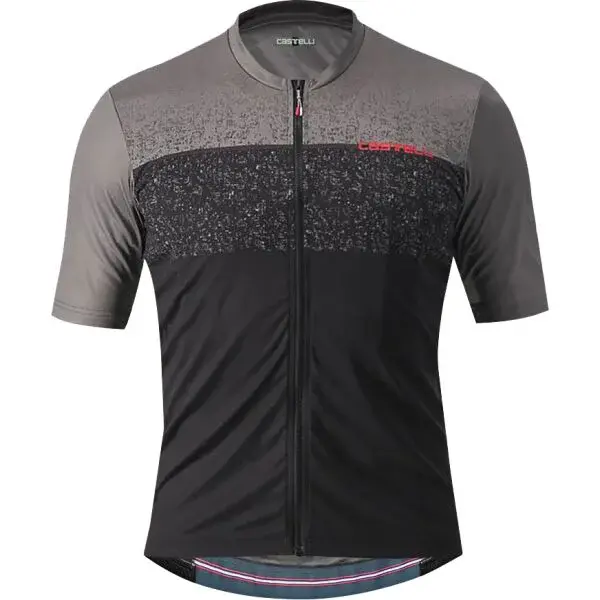 Castelli UNLIMITED ENTRATA Pánský cyklistický dres, černá, velikost XXL