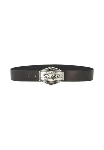 Opasek WRANGLER BIG BUCKLE BELT BLACK 112358068 Velikost: 95 cm