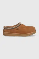 Dětské semišové papuče UGG K TASMAN II béžová barva