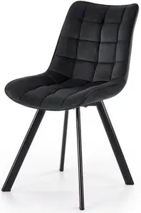 HALMAR Jídelní židle K332 černá