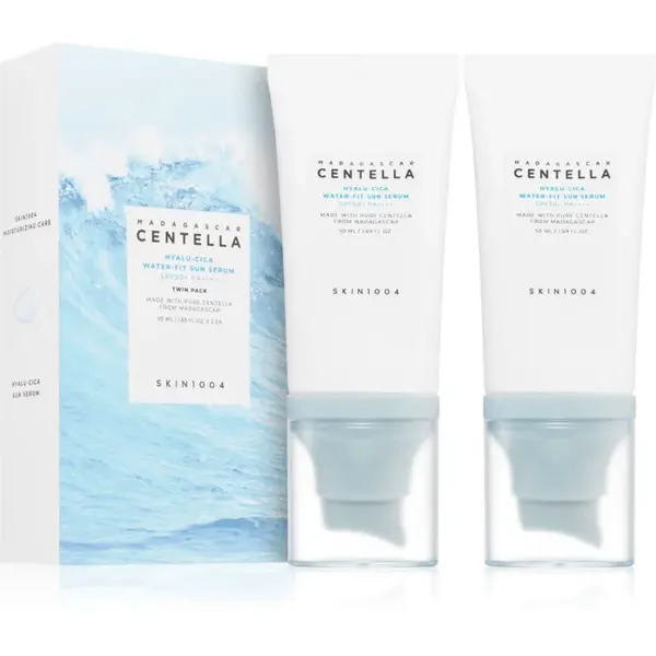 SKIN1004 Madagascar Centella Hyalu-Cica Water-Fit Sun Serum Twin Pack ochranné sérum s hydratačným účinkom DUOBALENIE