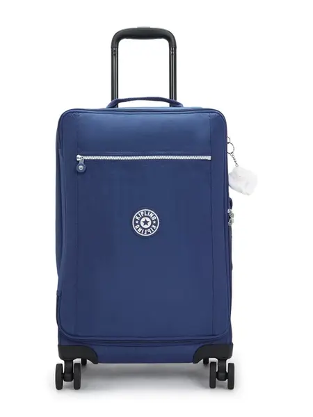 KIPLING Kufor 'Jet S'  námornícka modrá / biela