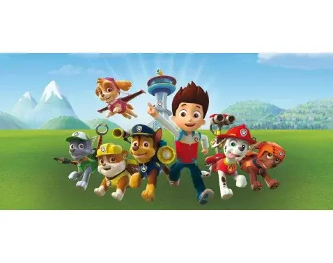 Obraz na stenu Tlapková patrola, 70x33 cm%