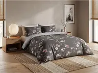 Flanelové obliečky z mikrovlákna BLOSSOM sivé Rozmer obliečky: 70 x 90 cm | 140 x 200 cm