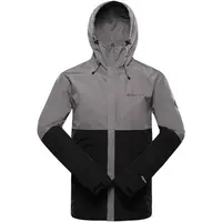 ALPINE PRO BORG Pánská bunda, šedá, velikost