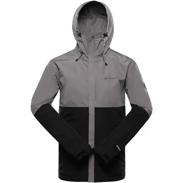 ALPINE PRO BORG Pánská bunda, šedá, velikost