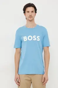 BOSS Orange Bavlněné tričko BOSS Thinking 1