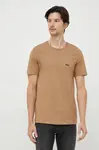 Bavlněné tričko BOSS TShirt RN 3P Classic 3-pack béžová barva, 50475284