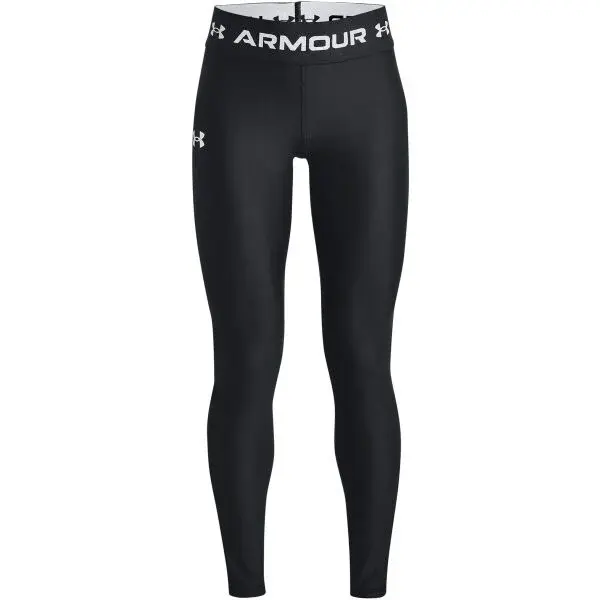 Under Armour ARMOUR LEGGINS Dievčenské legíny, čierna, veľkosť L