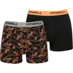 O'Neill BOXER CRISS CROSS 2-PACK Pánske boxerky, čierna, veľkosť