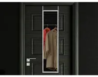 Závěsné zrcadlo na dveře Bea 30x120 cm, stříbrné