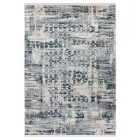 VINTAGE KOBEREC, 120/170 cm, modrá