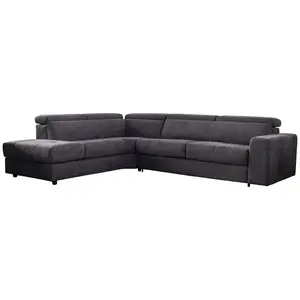 Novel ROHOVÁ SEDAČKA, textil, antracitová