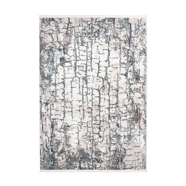 VINTAGE KOBEREC, 80/150 cm, modrá, šedá