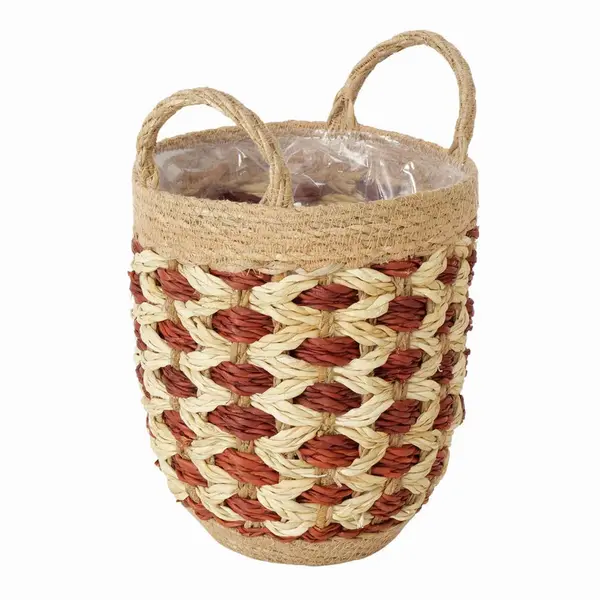 KVĚTINÁČ přírodní materiály, 20/20/29 cm