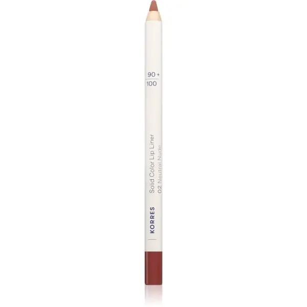 Korres Solid Color Lip Liner kontúrovacia ceruzka na pery odtieň 02 Neutral Nude 1.2 g