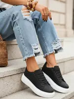 Dámske čierne nízke tenisky