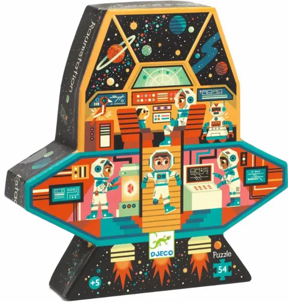Puzzle Vesmírná stanice - 54 pcs