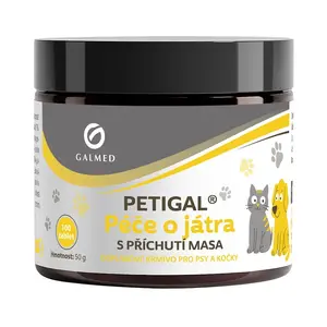 Galmed PETIGAL Péče o játra 100 tablet
