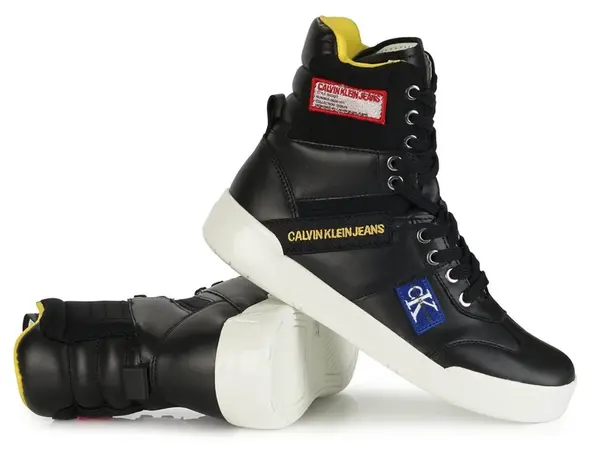 Calvin Klein - Čižmy Niva Black