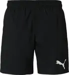 PUMA Plavecké šortky  čierna / biela