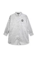 Dívčí šaty Dkny šedá barva, mini, D60254