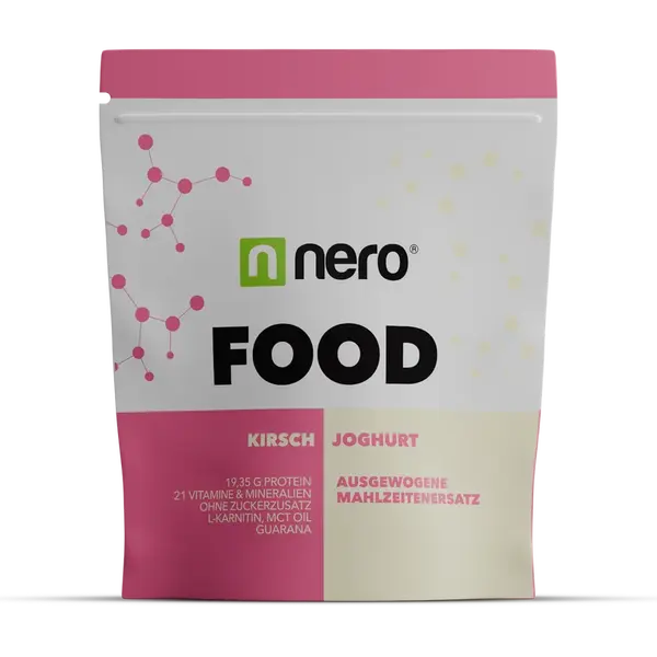 NERO Zdravé dietní jídlo Nero FOOD Třešeň & Jogurt, 1kg, 33 porcí