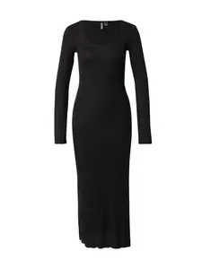 PIECES Pletené šaty 'PCIRIS'  čierna