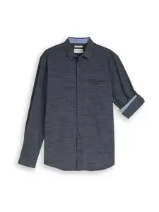 TOM TAILOR Košeľa  námornícka modrá