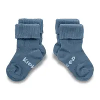 KipKep dětské ponožky Stay-on-Socks 0-6m 2páry Blue Heaven