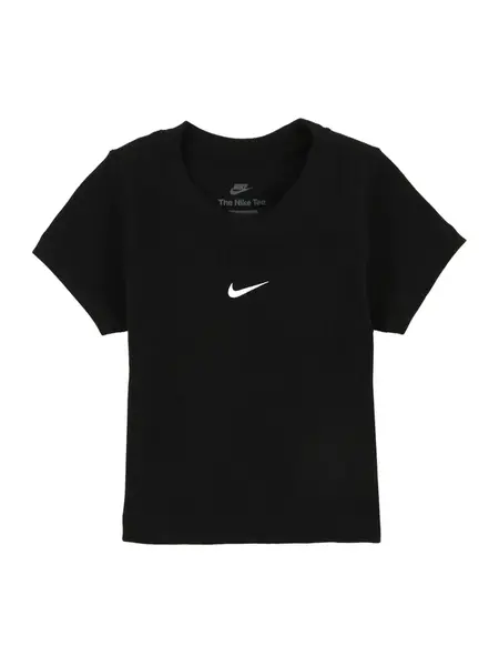 Nike Sportswear Tričko  čierna / biela