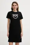 Bavlněné šaty Pinko Answear Exclusive černá barva, mini, 103933.A1R7
