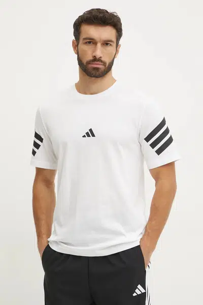 Bavlněné tričko adidas Future Icons bílá barva, JD4880