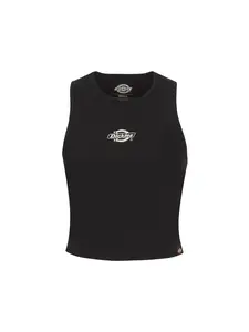 DICKIES Top 'Powers'  čierna / biela