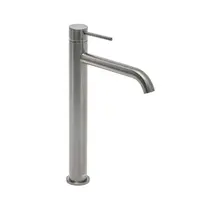 Vysoká umývadlová batéria SAT Aurum bez výpuste brúsený gun metal SATBAUR285BGM