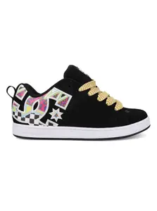 Dc shoes dámské boty Court Graffik Black / Multi / White | Černá | Velikost 9,5 US