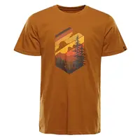 Pánské triko z nemačkavého materiálu alpine pro noger oranžová xl