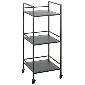 ODKLÁDACÍ STOLEK, černá