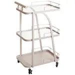 SERVÍROVACÍ VOZÍK, světle šedá, 35/45/79 cm