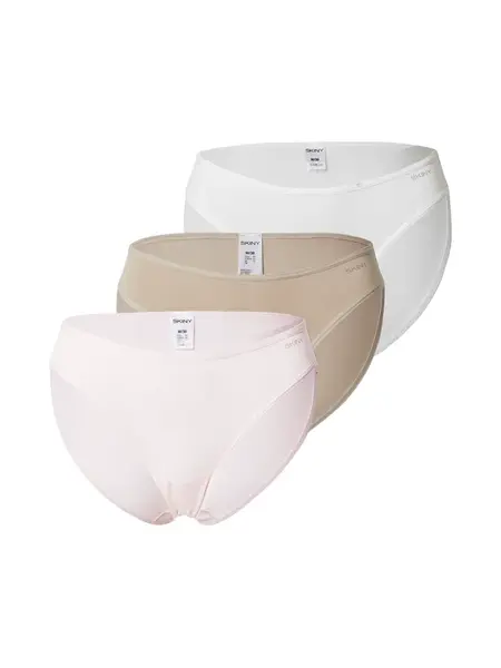 Skiny Nohavičky  béžová / svetloružová / biela