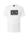 ARMANI EXCHANGE Tričko  čierna / biela