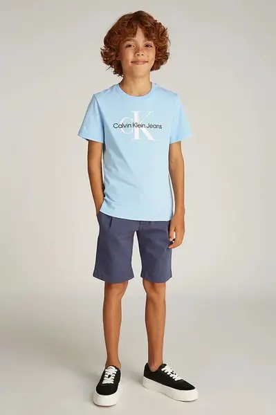 Dětské bavlněné tričko Calvin Klein Jeans 0