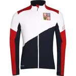 PROGRESS CZECH TERRITORY Pánska mikina na zips pre fanúšikov, tmavo modrá, veľkosť