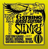 Ernie Ball 2837 Slinky Nickel Wound 29 5/8 Scale 6-String Electric Bas