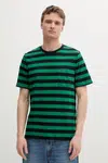 Bavlněné tričko Tommy Hilfiger zelená barva, MW0MW37283