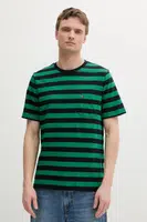 Bavlněné tričko Tommy Hilfiger zelená barva, MW0MW37283