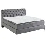 MID.YOU POSTEL BOXSPRING, 160/200 cm, tmavě šedá