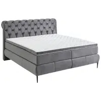 MID.YOU POSTEL BOXSPRING, 160/200 cm, tmavě šedá
